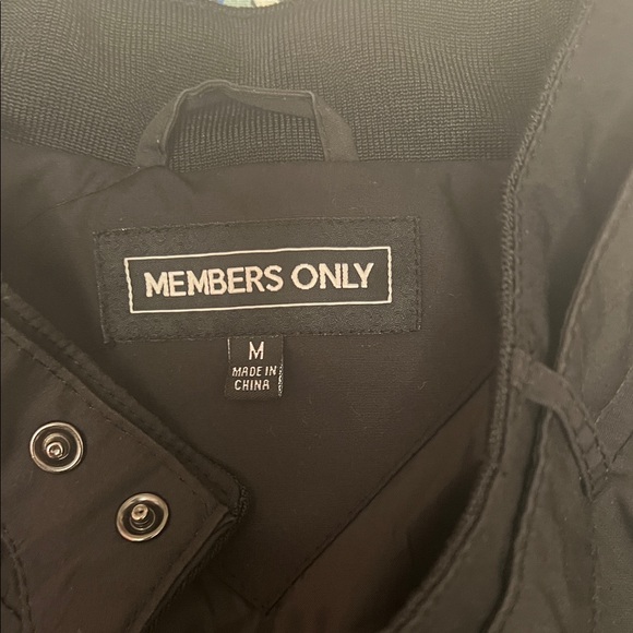 Members only Men's Black Bomber Jacket - Picture 5 of 7